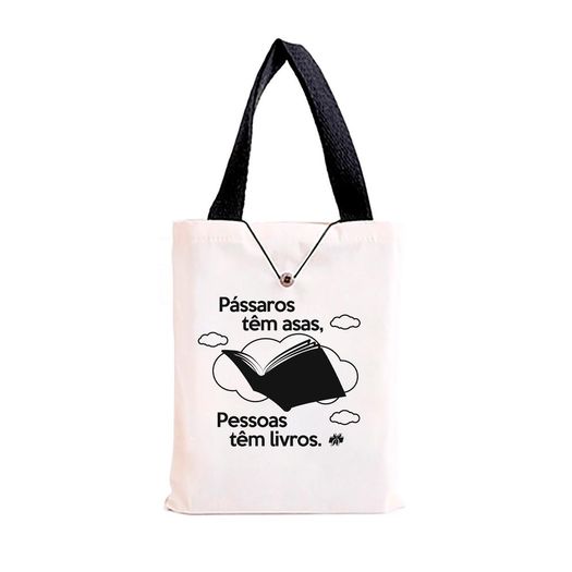 sacola tecido ecobag pássaros têm asas sacola tecido ecobag pássaros têm asas