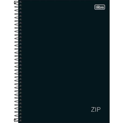 caderno universitário 16x1 256 folhas cd zip preto caderno universitário 16x1 256 folhas cd zip preto