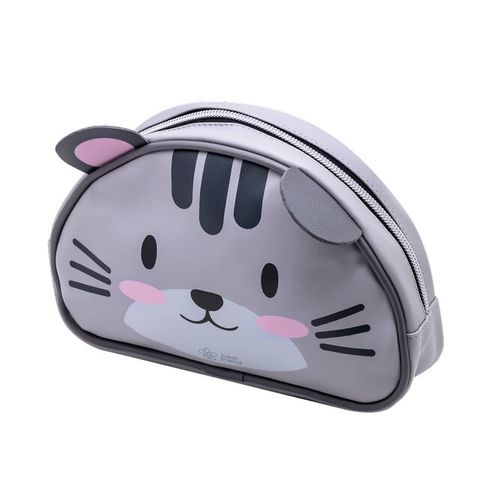 estojo simples grande best friend gato