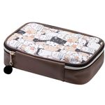 estojo box soul pets dog marrom com pompom estojo box soul pets dog marrom com pompom