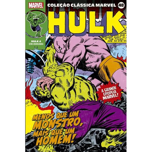 coleção clássica marvel 48 - hulk 4 coleção clássica marvel 48 - hulk 4