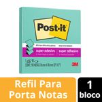 bloco refil post it pop up 76x76mm 90f aqua splash 3m bloco refil post it pop up 76x76mm 90f aqua splash 3m