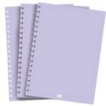 refil caderno smart colegial lilás 90g 48 folhas