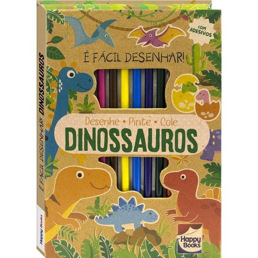 é fácil desenhar - dinossauros é fácil desenhar - dinossauros