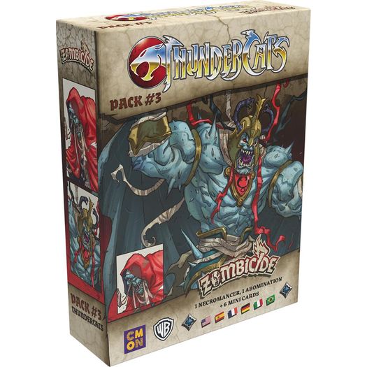 zombicide: black plague - thundercats character pack 3 (expansão) - galápagos