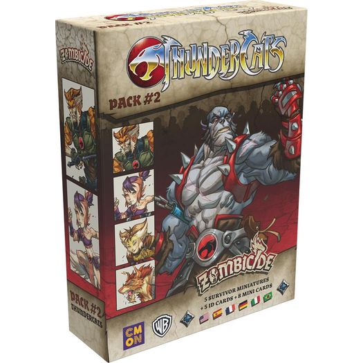 zombicide: black plague - thundercats character pack 2 (expansão) - galápagos