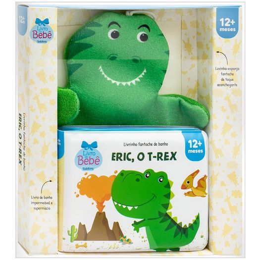livrinho-fantoche-de-banho---eric-o-t-rex livrinho-fantoche-de-banho---eric-o-t-rex