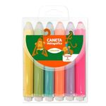 caneta hidrográfica formato lápis com 6 cores caneta hidrográfica formato lápis com 6 cores