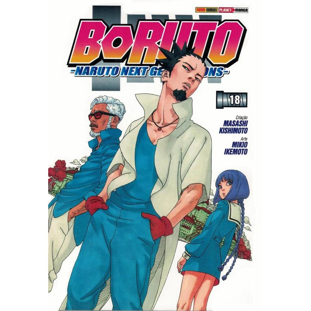 Boruto e a Família Legal para colorir