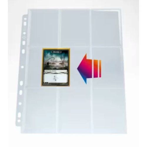 gamegenic-ultrasonic-9-pocket-pages-sideloading-10-pcs-pack