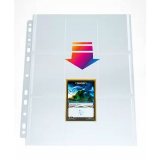 gamegenic ultrasonic 9-pocket pages toploading 10 pcs pack gamegenic ultrasonic 9-pocket pages toploading 10 pcs pack