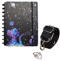 Caderno-inteligente-A5-poeira-das-estrelas---Alca-preta