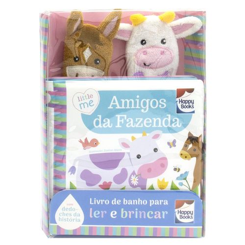 little me melhores amigos - um livro de banho: amigos da fazenda
