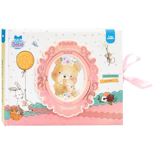 momentos especiais - livro do bebê (rosa) momentos especiais - livro do bebê (rosa)