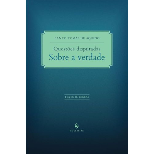 questões disputadas sobre a verdade