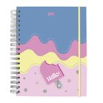 caderno smart mini hello 80 folhas caderno smart mini hello 80 folhas