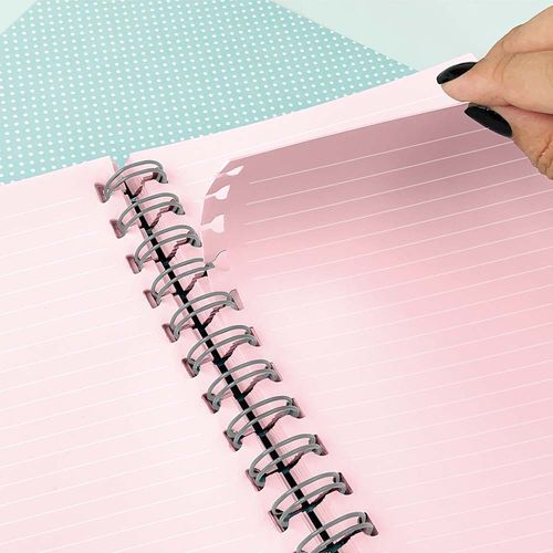 refil para caderno smart colegial rosa 90 gramas 48 folhas dac