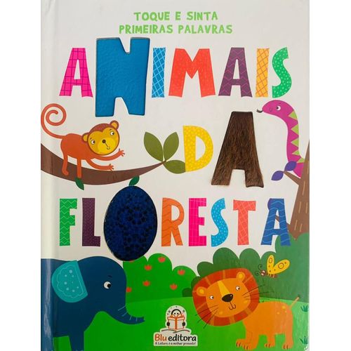 toque e sinta primeiras palavras: animais da floresta