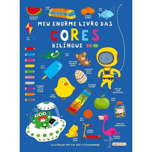 meu enorme livro das cores bilingue meu enorme livro das cores bilingue