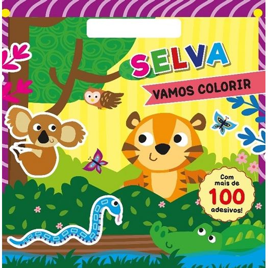 vamos colorir - selva vamos colorir - selva