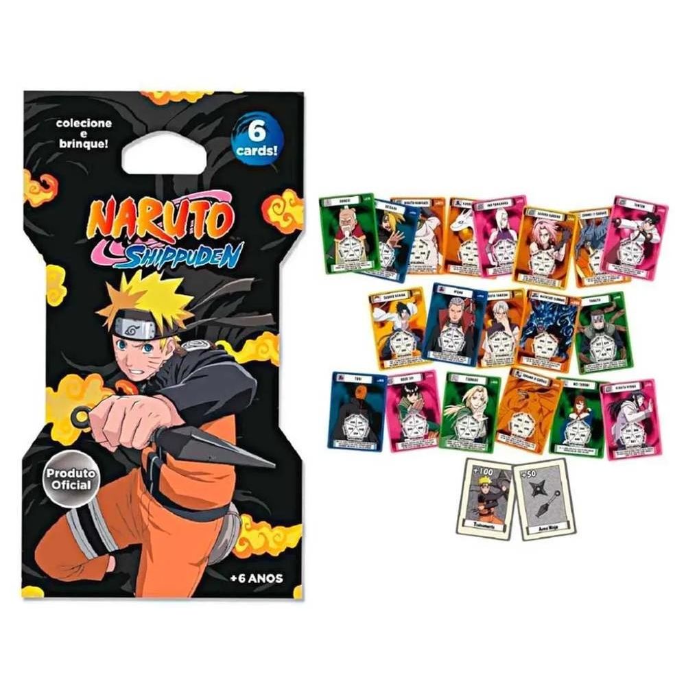 Novo naruto cartas personagens de anime cartas de jogo de