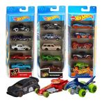 carrinhos hot wheels pack com 5 sortidos carrinhos hot wheels pack com 5 sortidos