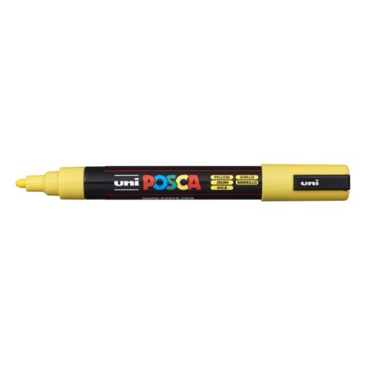 caneta marcador perma uni posca 2.5mm amarelo palha caneta marcador perma uni posca 2.5mm amarelo palha