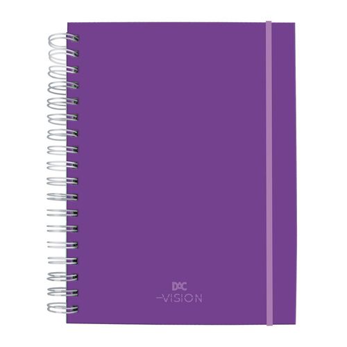 caderno smart universitário vision purple 80 folhas