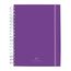 caderno smart universitário vision purple 80 folhas