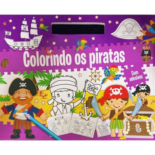 colorindo - os piratas - com adesivos colorindo - os piratas - com adesivos