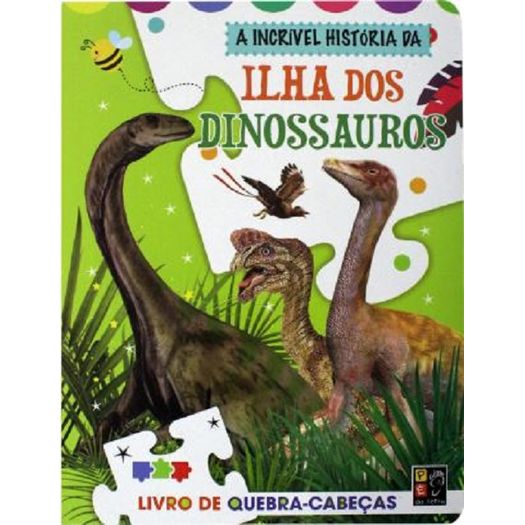 livro de quebra-cabeças - ilha dos dinossauros livro de quebra-cabeças - ilha dos dinossauros