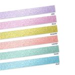 fita-adesiva-colorida-glitter-pastel-com-6-unidades