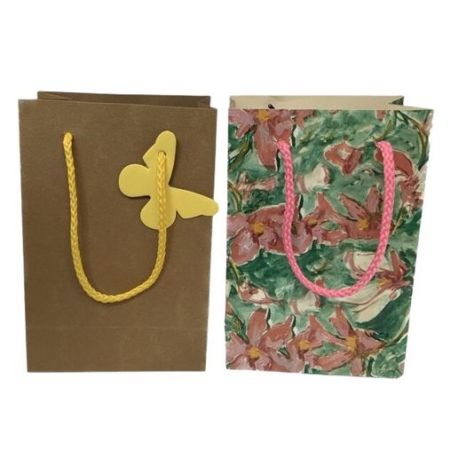 sacola presente com alça diversas estampas pequena sacola presente com alça diversas estampas pequena