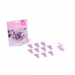 binder clips 19mm rosa pastel 12 peças binder clips 19mm rosa pastel 12 peças