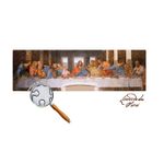 quebra-cabeça combo 1000 + 1500 peças - monalisa e a última ceia quebra-cabeça combo 1000 + 1500 peças - monalisa e a última ceia