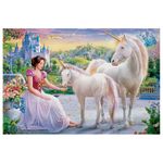 quebra-cabeca-200-pecas-princesa-e-seus-unicornios-04243-grow quebra-cabeca-200-pecas-princesa-e-seus-unicornios-04243-grow