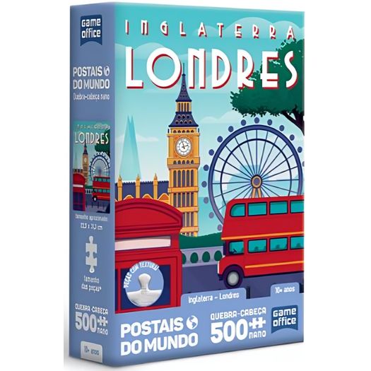 quebra-cabeça 500 peças nano postais do mundo inglaterra londres quebra-cabeça 500 peças nano postais do mundo inglaterra londres