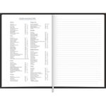 agenda 2026 diária pratika preta costurada agenda 2026 diária pratika preta costurada