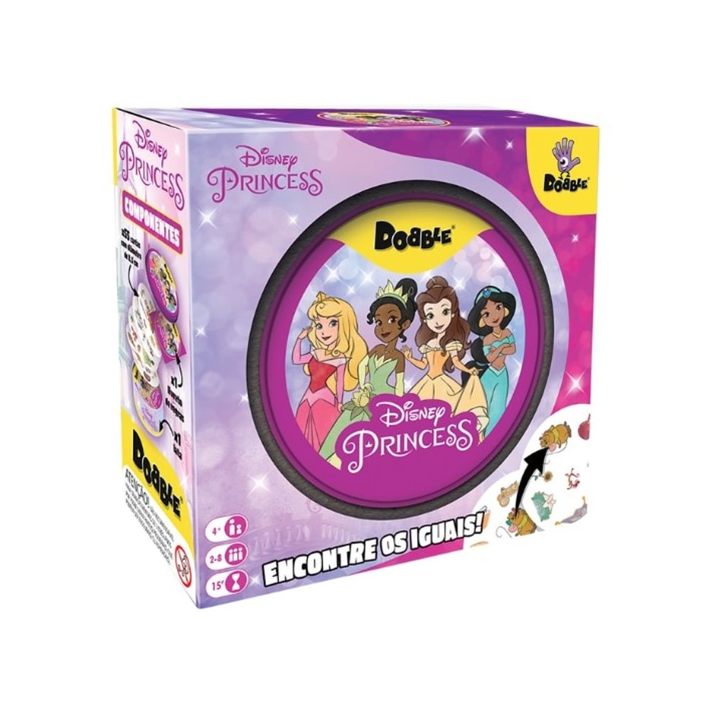 Jogo de Cartas - Dobble - Disney Princesa - Galápagos, jogo de princesa ps4