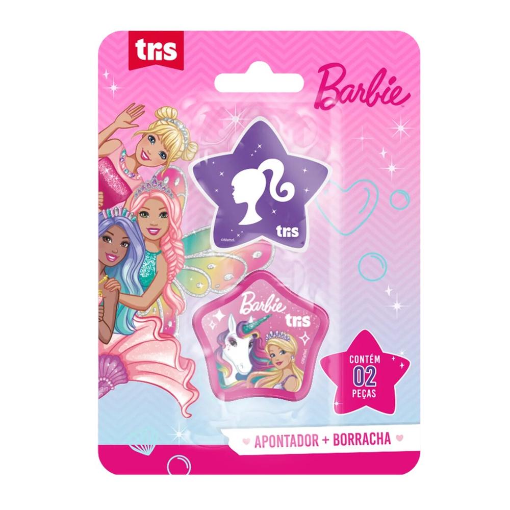 Kit Com 02 Livros Barbie - Atividades e Colorir - Acessório Fácil