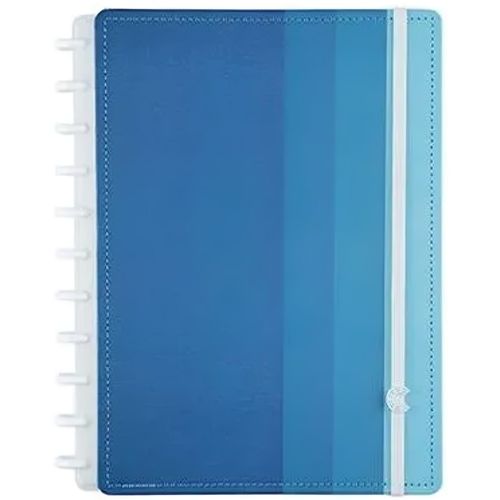 caderno inteligente 80 folhas grande blue creative journal by miguel luz