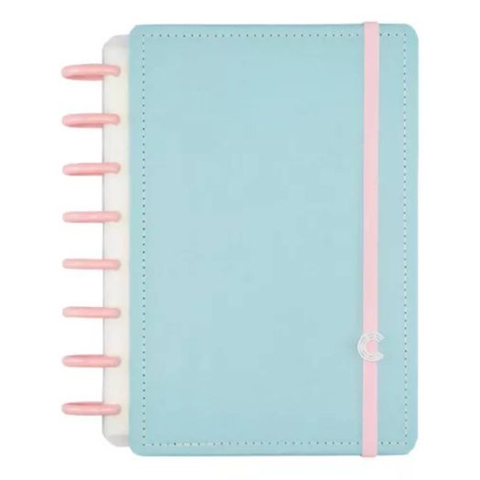 agenda permanente a5 azul pastel caderno inteligente agenda permanente a5 azul pastel caderno inteligente