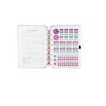 agenda permanente a5 azul pastel caderno inteligente agenda permanente a5 azul pastel caderno inteligente