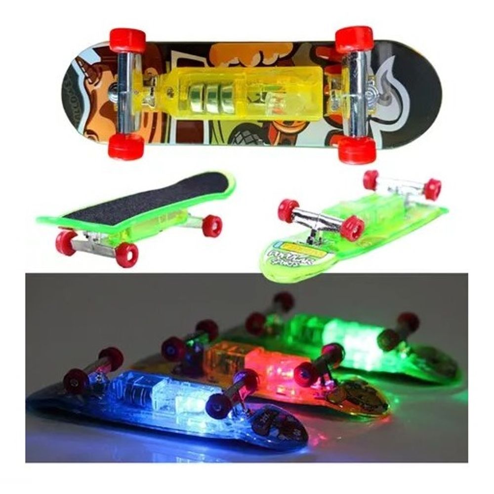 Skate De Dedo Profissional Com Led Netdeck - Livrarias Curitiba