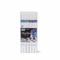 caneta-hidrografica-dual-brush-marker-metalico-06-cores-lyke
