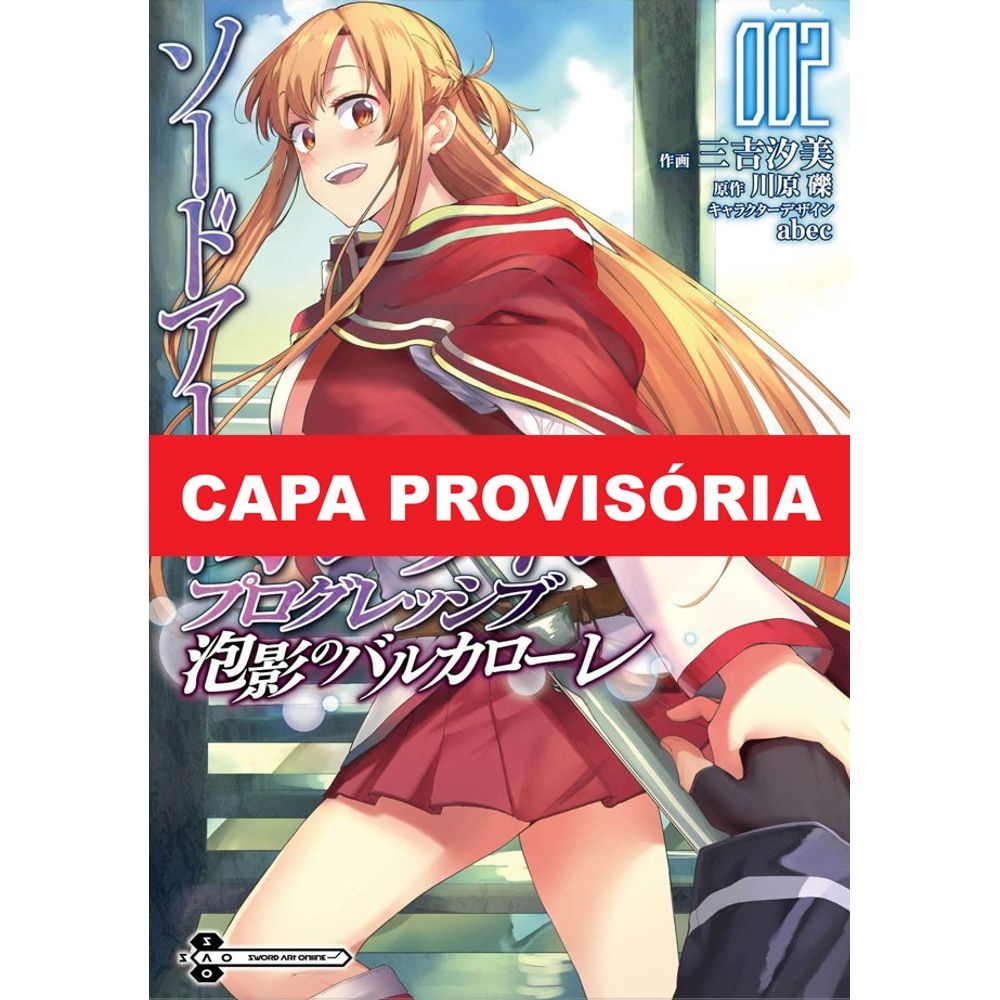 Sword Art Online Progressive Bacarole' é confirmado pela Panini