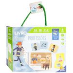 livro com jogo da memória profissões