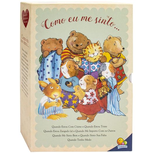 box com 7 livros como eu me sinto box com 7 livros como eu me sinto