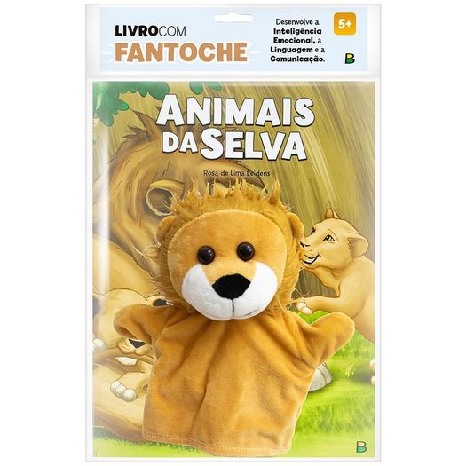 livro com fantoche: animais da selva livro com fantoche: animais da selva