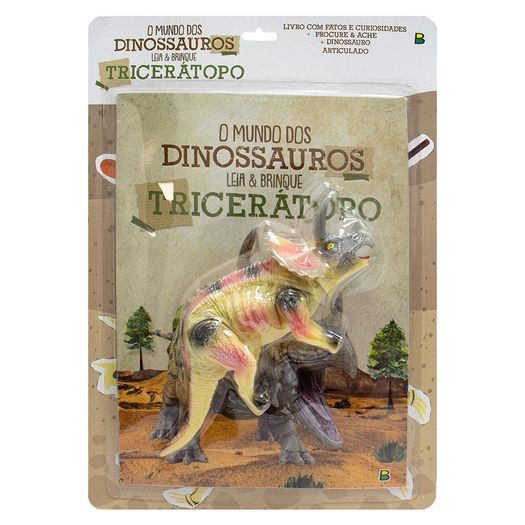 o mundo dos dinossauros - tricerátopo